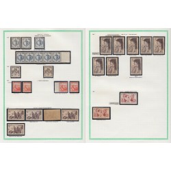 France 1945/1959, variétés et nuances de couleurs, +1500 timbres neufs ** - TB