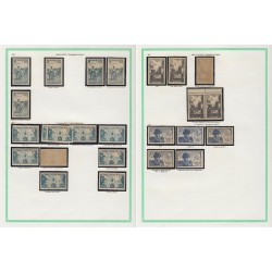 France 1945/1959, variétés et nuances de couleurs, +1500 timbres neufs ** - TB