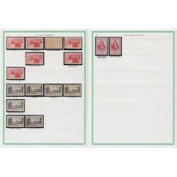 France 1945/1959, variétés et nuances de couleurs, +1500 timbres neufs ** - TB
