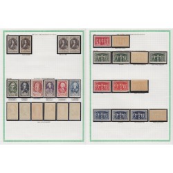 France 1945/1959, variétés et nuances de couleurs, +1500 timbres neufs ** - TB