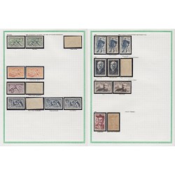 France 1945/1959, variétés et nuances de couleurs, +1500 timbres neufs ** - TB