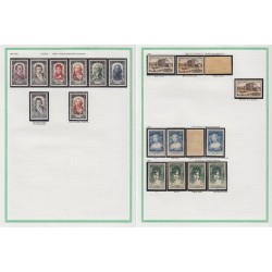 France 1945/1959, variétés et nuances de couleurs, +1500 timbres neufs ** - TB