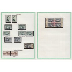 France 1945/1959, variétés et nuances de couleurs, +1500 timbres neufs ** - TB