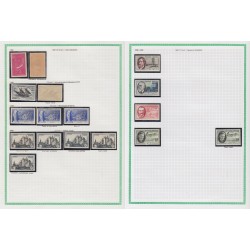 France 1945/1959, variétés et nuances de couleurs, +1500 timbres neufs ** - TB