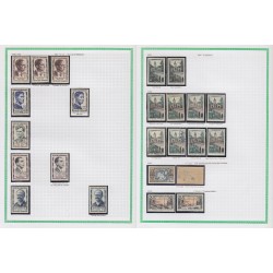 France 1945/1959, variétés et nuances de couleurs, +1500 timbres neufs ** - TB