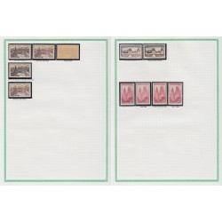 France 1945/1959, variétés et nuances de couleurs, +1500 timbres neufs ** - TB