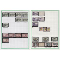 France 1945/1959, variétés et nuances de couleurs, +1500 timbres neufs ** - TB