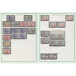 France 1945/1959, variétés et nuances de couleurs, +1500 timbres neufs ** - TB