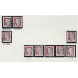 n°1263, Marianne de Decaris, Collection spécialisée, nuances, variétés - TB