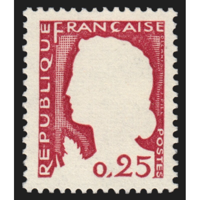 n°1263g, variété "gris omis", Marianne de Decaris, neuf ** sans charnière - SUP
