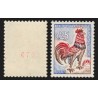 n°1331b, numéro rouge au verso, Coq de Decaris, neuf ** sans charnière SUPERBE
