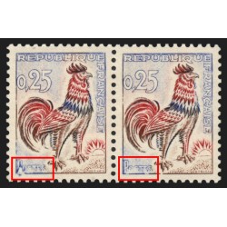 n°1331h, variété "anneau-lune", Coq de Decaris, neuf ** sans charnière SUPERBE