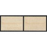 n°1585a, variété "Môle central blanc" + normal, neuf ** sans charnière SUPERBE