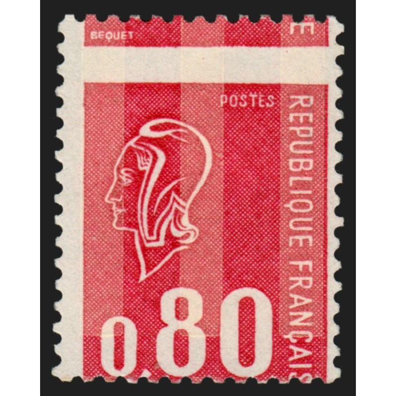 n°1816g, variété "Piquage à cheval", Becquet 80c rouge, neuf ** sans charnière