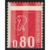 n°1816g, variété "Piquage à cheval", Becquet 80c rouge, neuf ** sans charnière