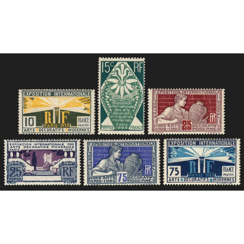 n°210/215, Arts Décoratifs 1924, série complète, neufs ** sans charnière - TB