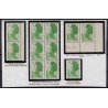n°2423, lot de 3 variétés, Liberté de Gandon, lettre A vert, neufs ** - SUPERBE