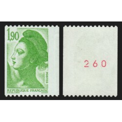 n°2426i, variété "bande de phosphore à droite + numéro rouge au verso", neuf **