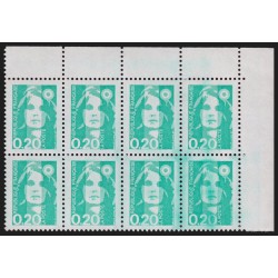 n°2618, variété "maculation / essuyage", Marianne de Briat, neufs ** - SUPERBE