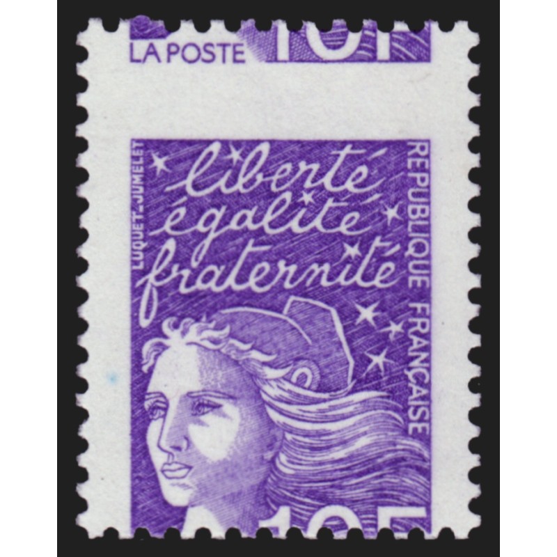 n°3099g, variété "Piquage à cheval", Marianne de Luquet, neuf ** sans charnière