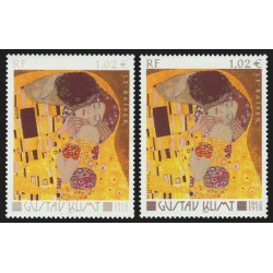 n°3461, variété "RF, faciale et légende très pâle", Gustave Klimt, neuf **