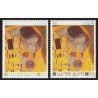 n°3461, variété "RF, faciale et légende très pâle", Gustave Klimt, neuf **