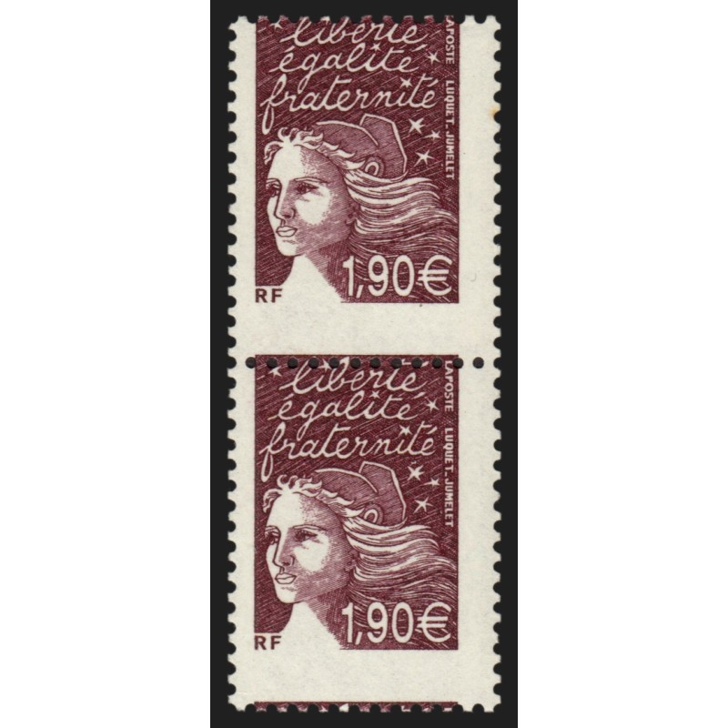 n°3575, variété "Piquage très décalé / à cheval", Marianne de Luquet, neuf **