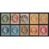 n°25/32, Napoléon III Empire Lauré 1868, série complète - TB 1er choix