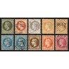 n°25/32, Napoléon III Empire Lauré 1868, série complète - TB D'ASPECT
