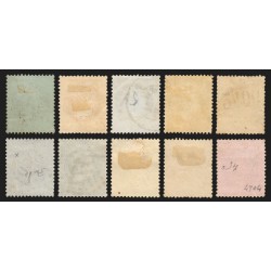 n°25/32, Napoléon III Empire Lauré 1868, série complète - TB D'ASPECT