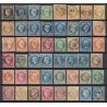 France 1849/1875 Lot Napoléon et Cérès, nuances, oblitérés COTE +1.000€ - B/TB
