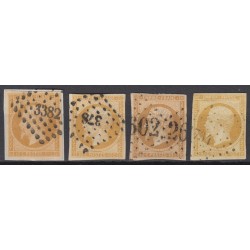 France 1849/1875 Lot Napoléon et Cérès, nuances, oblitérés COTE +1.000€ - B/TB