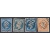 France 1849/1875 Lot Napoléon et Cérès, nuances, oblitérés COTE +1.000€ - B/TB