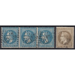 France 1849/1875 Lot Napoléon et Cérès, nuances, oblitérés COTE +1.000€ - B/TB
