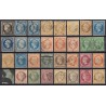 France 1849/1875 Lot Napoléon et Cérès, nuances, oblitérés COTE 730€ - B/TB