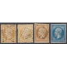 France 1849/1875 Lot Napoléon et Cérès, nuances, oblitérés COTE 730€ - B/TB