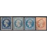 France 1849/1875 Lot Napoléon et Cérès, nuances, oblitérés COTE 730€ - B/TB
