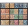 France 1849/1875 - Superbe collection 24 timbres Napoléon Cérès - TB 1er choix