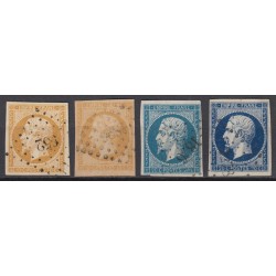 France 1849/1890 - Superbe collection 40 timbres Napoléon Cérès - TB 1er choix