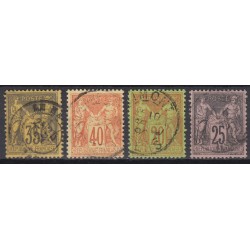 France 1849/1890 - Superbe collection 40 timbres Napoléon Cérès - TB 1er choix