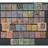 France 1876/1890 - Lot de 43 oblitérations "exotiques" sur types Sage - B/TB