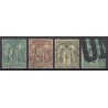 France 1876/1890 - Lot de 43 oblitérations "exotiques" sur types Sage - B/TB