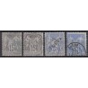 France 1876/1890 - Lot de 43 oblitérations "exotiques" sur types Sage - B/TB