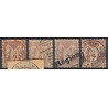 France 1876/1890 - Lot de 43 oblitérations "exotiques" sur types Sage - B/TB