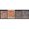 France 1876/1890 - Lot de 43 oblitérations "exotiques" sur types Sage - B/TB
