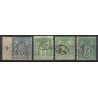 France 1876/1890 - Lot de 43 oblitérations "exotiques" sur types Sage - B/TB