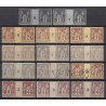 n°83/88, paires avec millésimes Type Sage, neufs **/* COTE 460€ - TB D'ASPECT