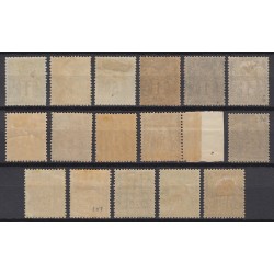 France 1876/1898 - type Sage, lot neufs * avec charnière COTE 730€ - B/TB