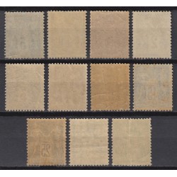 France 1876/1898 - Sage, lot neufs neufs ** sans charnière COTE 660€ - B/TB