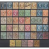 France 1849/1890 - Collection timbres Cérès Napoléon, COTE 950 € - TB D'ASPECT
